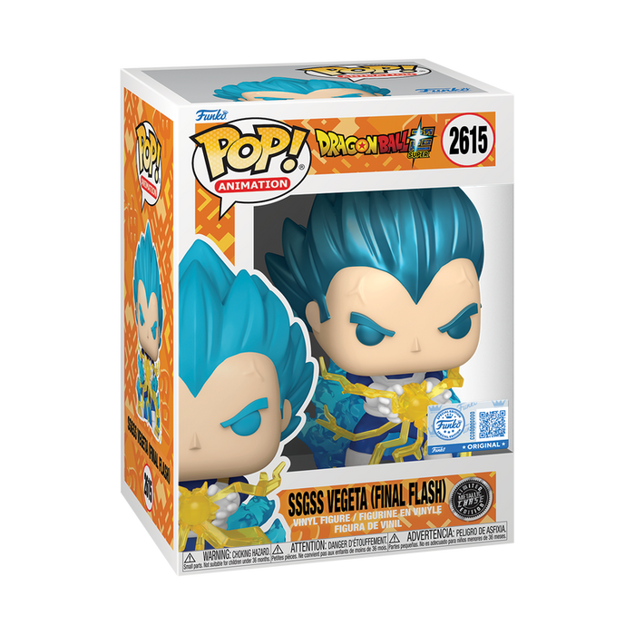 Funko Pop Animation: Dragon Ball Super - Vegeta Final Flash Glow Exclusivo