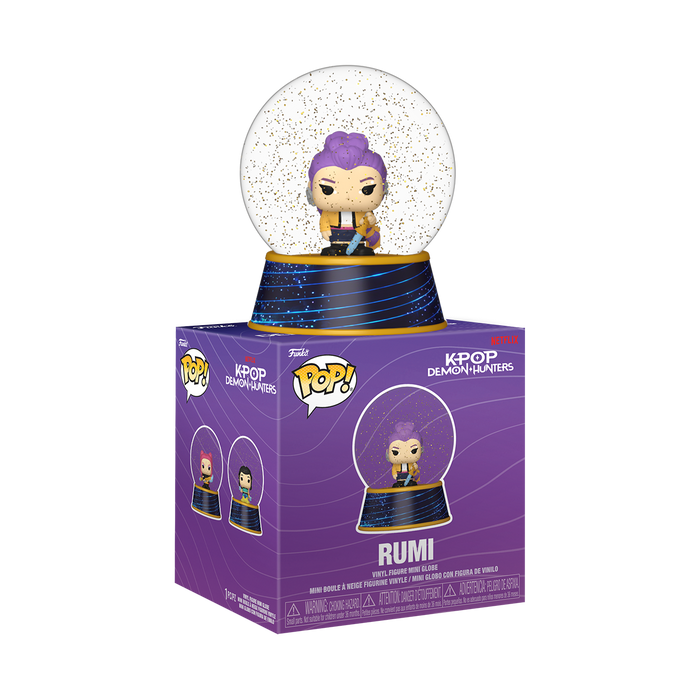 Funko Mini Glitter Globe: K-Pop Demon Hunters - Rumi
