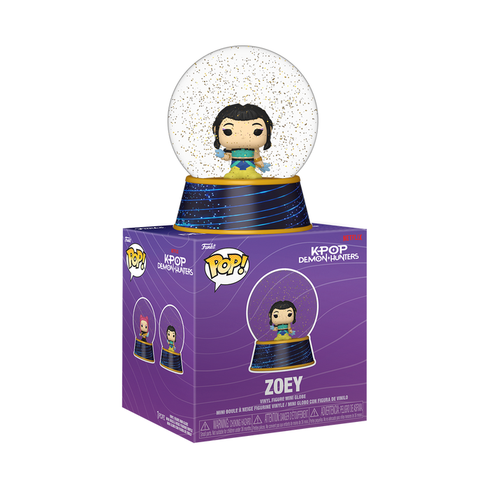 Funko Mini Glitter Globe: K-Pop Demon Hunters - Zoey