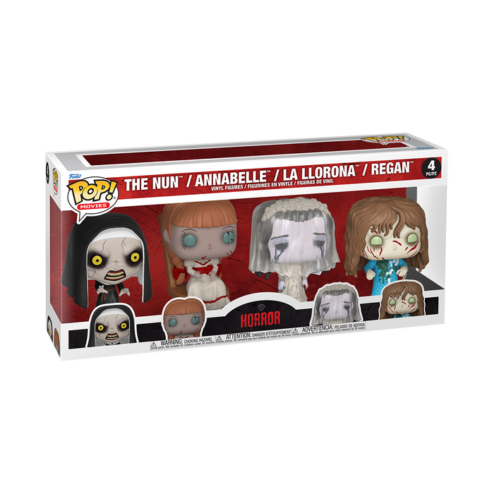 Funko Pop Movies: Warner Bros Horror - Personajes 4 Pack