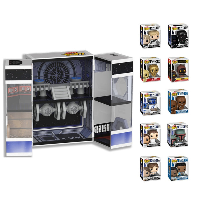 Funko Bitty Boxes: Star Wars - Bundle Estrella de la muerte con personajes