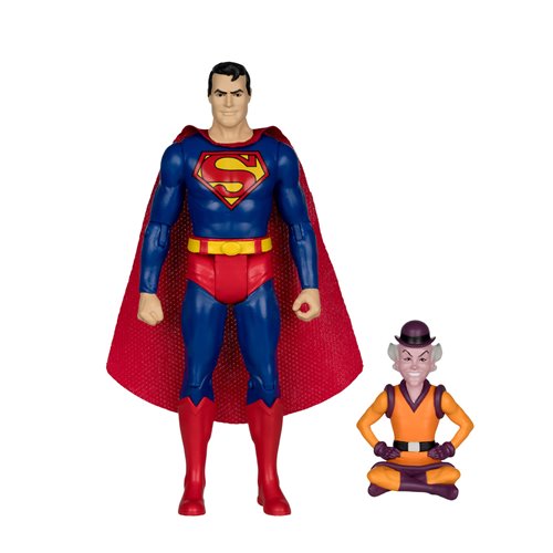 Mcfarlane Dc Retro: Super Friends - Superman Granjero Y Mr. Mxyzptlk 6 Pulgadas