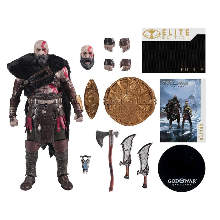 Mcfarlane Elite Edition: God Of War Ragnarok - Kratos 7 Pulgadas