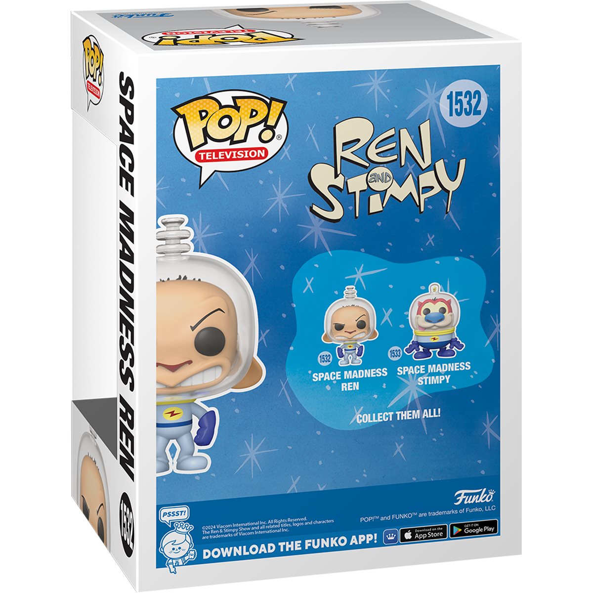 Funko Pop TV: Ren y Stimpy - Ren Traje Espacial