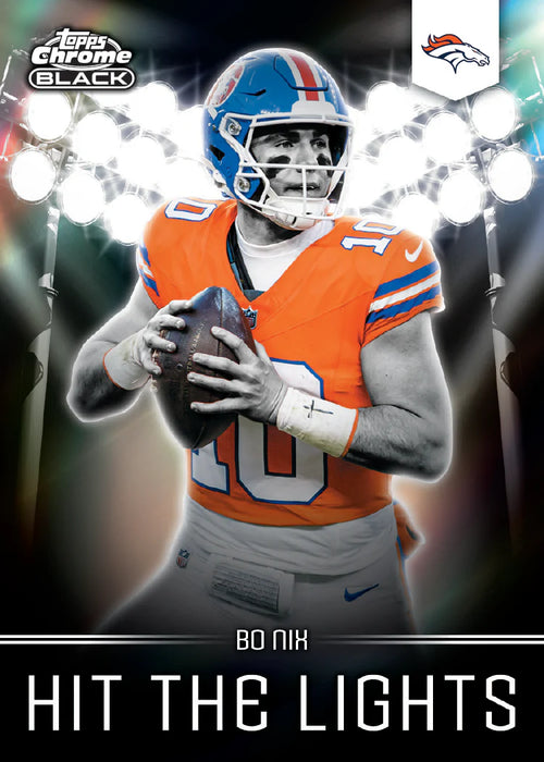 Topps: NFL 2025 Chrome Black Football - Hobby Box