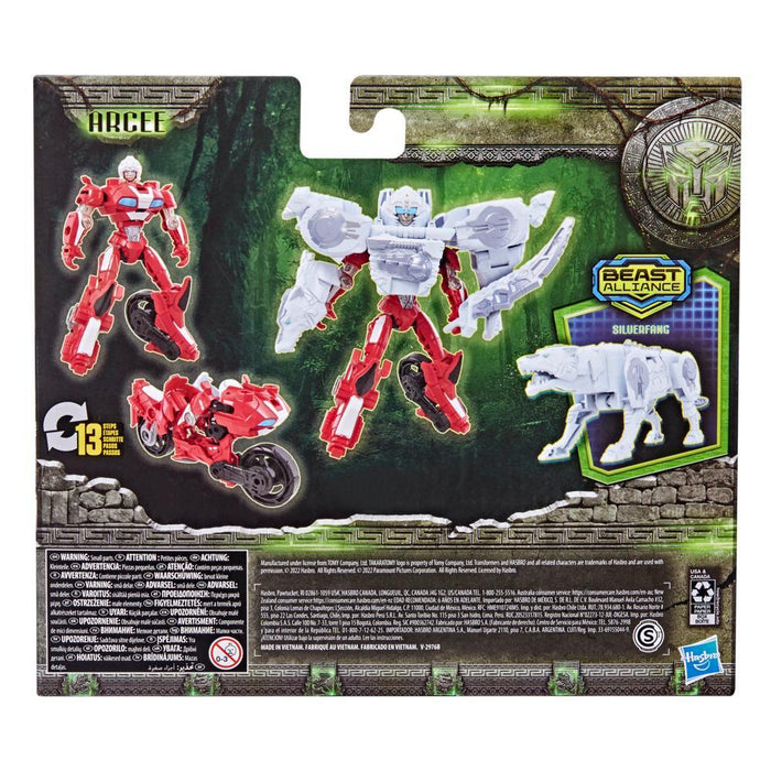Transformers Rise Of The Beasts: Arcee Y Silverfang Combiner 2 Pack