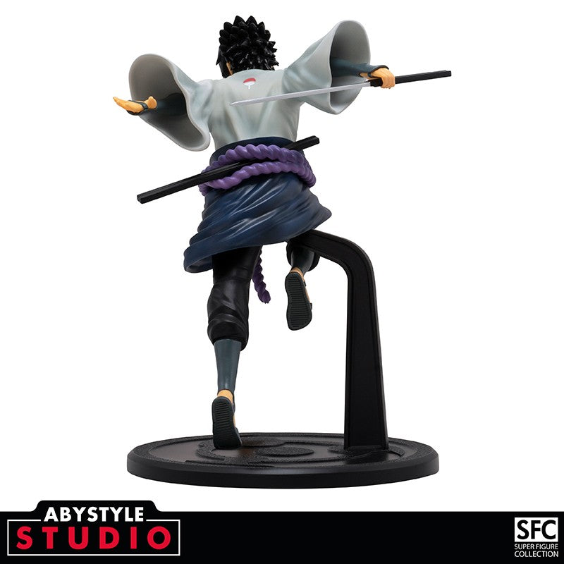 ABYStyle Super Figure Collection: Naruto Shippuden - Sasuke Uchiha Escala 1/10