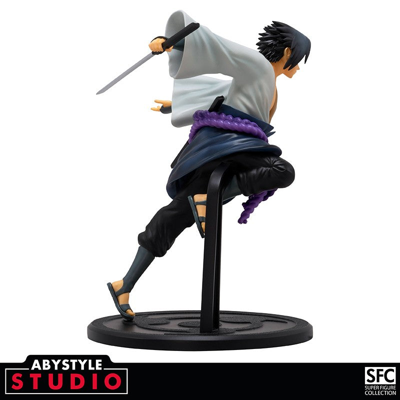 ABYStyle Super Figure Collection: Naruto Shippuden - Sasuke Uchiha Escala 1/10