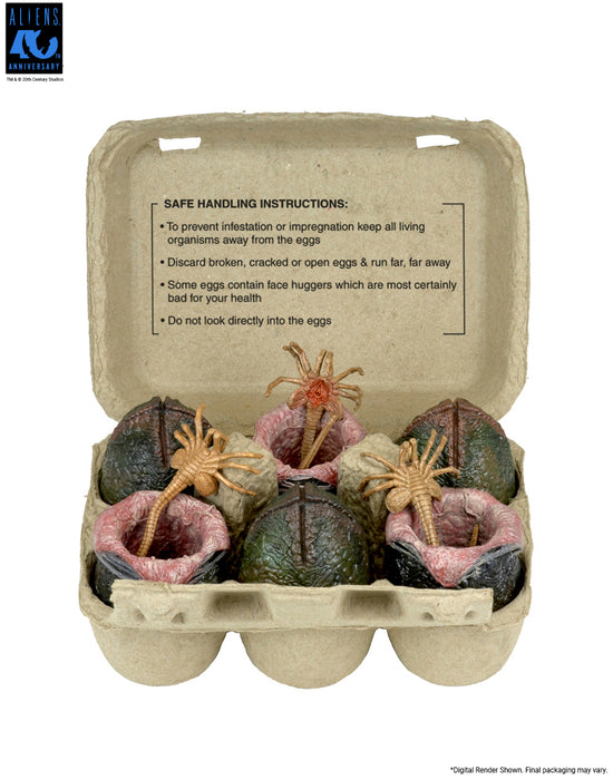 NECA Accessory Pack: Alien 40 Aniversario - Carton of Alien Eggs 6 Pack