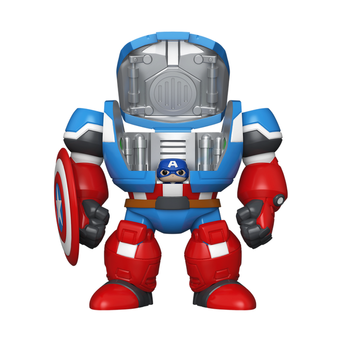 Funko Bitty Bots: Marvel What If - Cap Mech con Capitan America