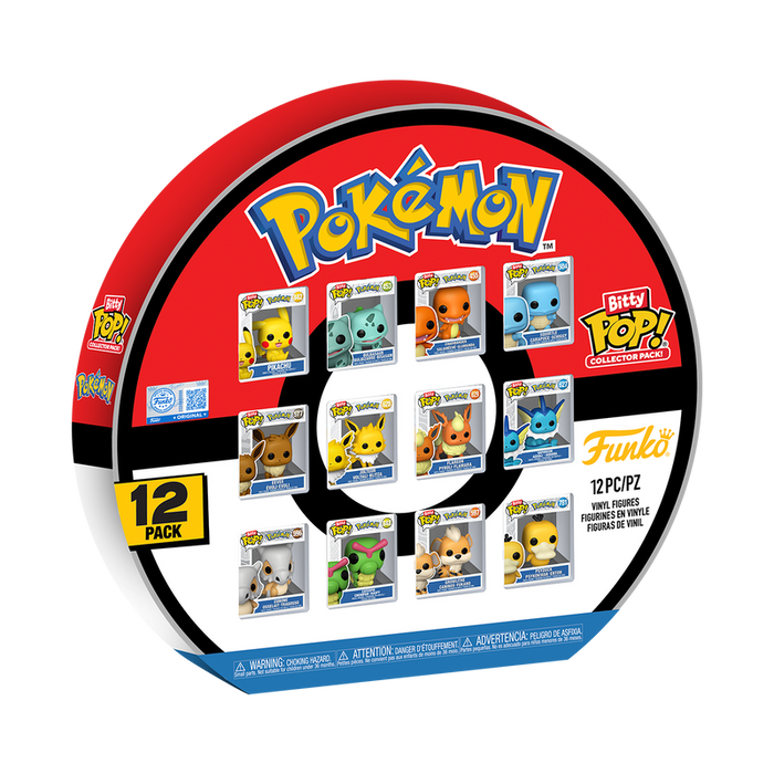 Funko Bitty Pop: Pokemon - 12 pc MLTIPK