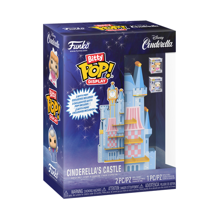 Funko Bitty Pop Display: Disney - Castillo de Cenicienta
