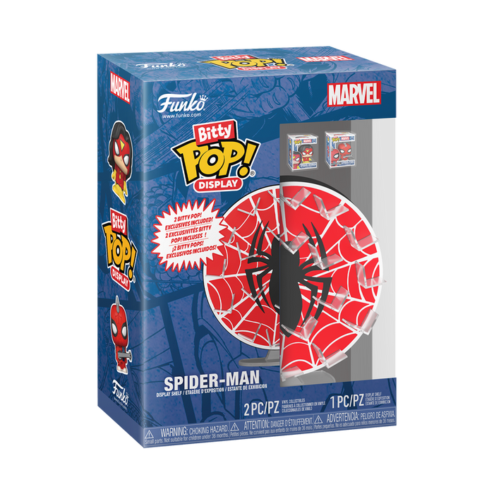 Funko Bitty Pop Display: Marvel - Telaraña de Spider-Man