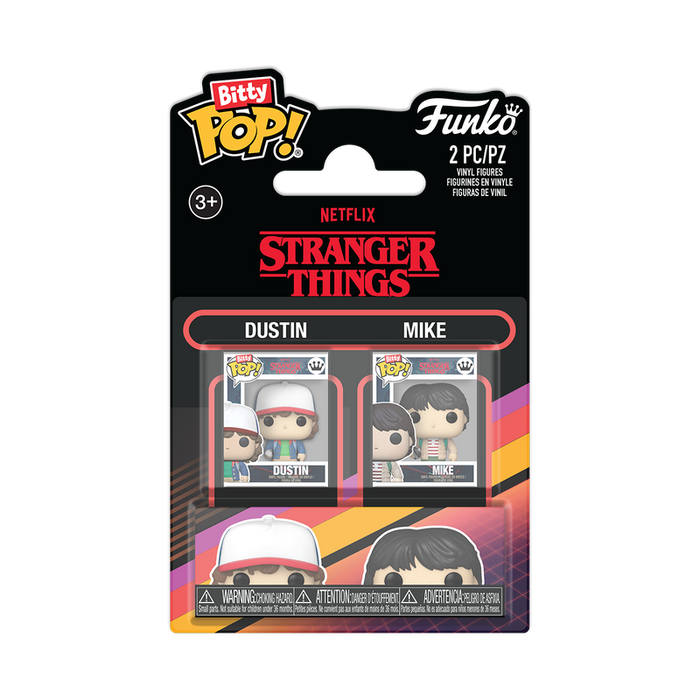Funko Bitty Pop: Stranger Things - Dustin y Mike 2 Pack