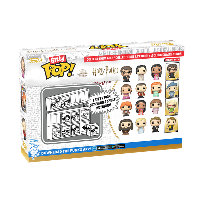 Funko Bitty Pop: Harry Potter y El Caliz De Fuego - Ron 4 Pack