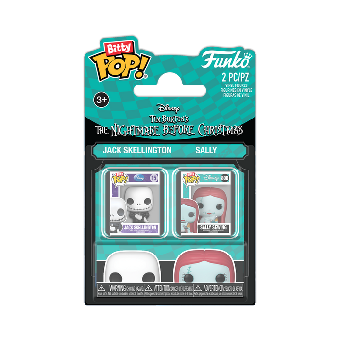 Funko Bitty Pop: Disney Mundo De Jack - Jack y Sally 2 Pack