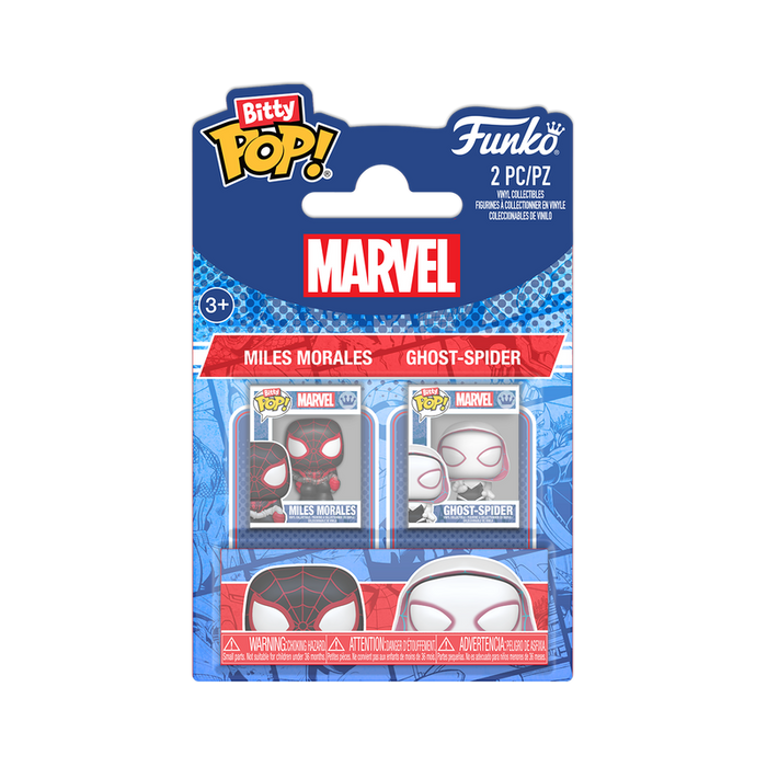 Funko Bitty Pop: Marvel Spider-Man - Miles Morales y Spder Gwen 2 Pack