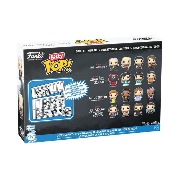 Funko Bitty Pop: The Witcher - Geralt 4 Pack