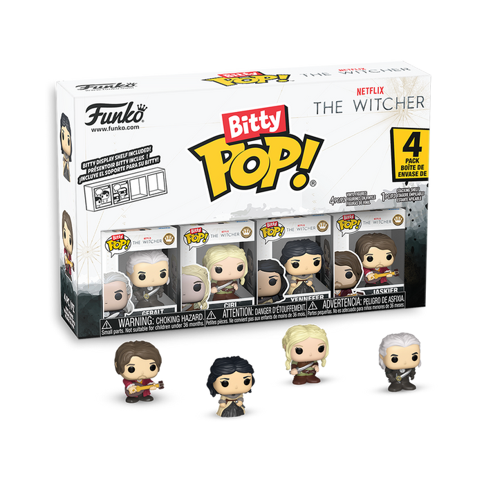 Funko Bitty Pop: The Witcher - Geralt 4 Pack