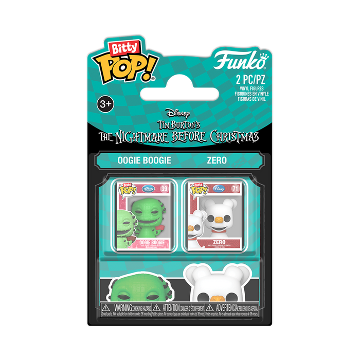 Funko Bitty Pop: Disney Mundo De Jack - Oogie y Zero 2 Pack