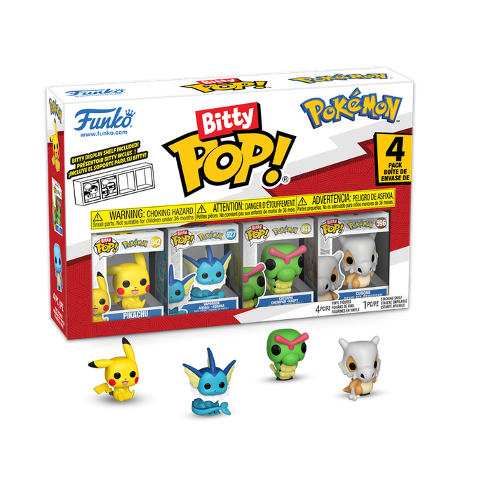 Funko Bitty Pop: Pokemon - Pikachu 4 Pack