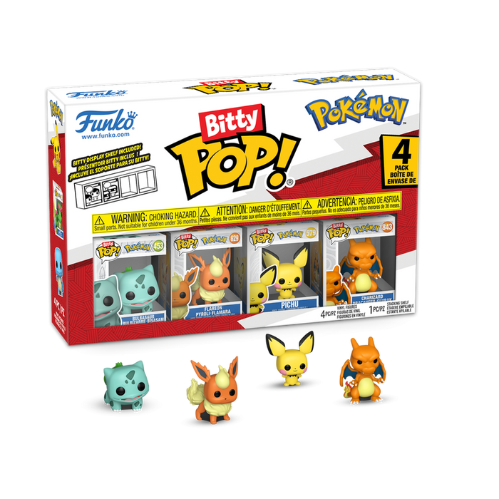 Funko Bitty Pop: Pokemon - Bulbasaur 4 Pack