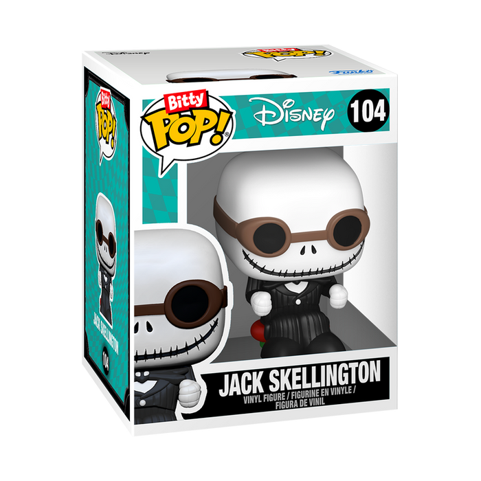 Funko Bitty Pop Rides: Disney Mundo De Jack - Jack Con Snowmobile