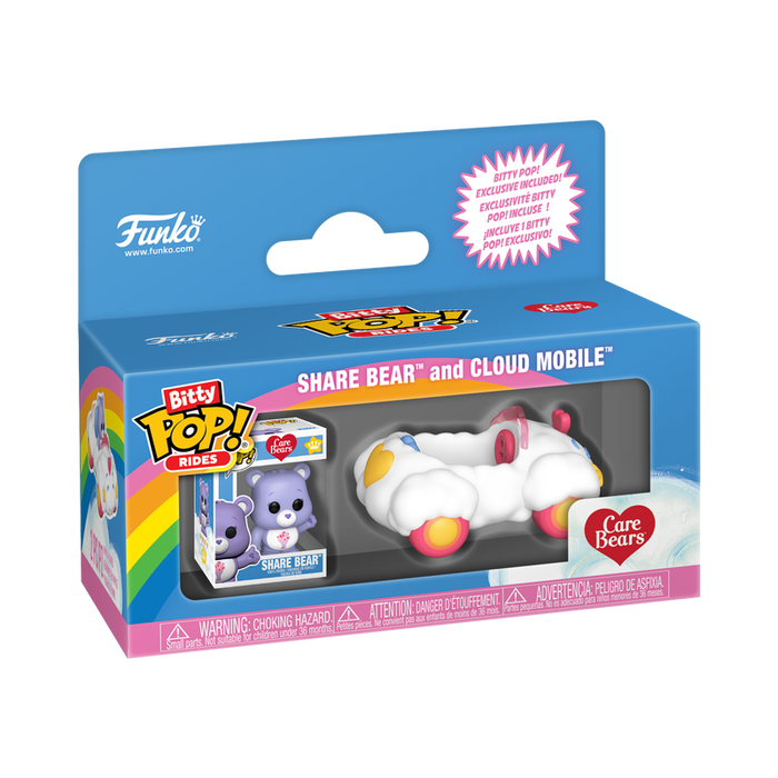 Funko Bitty Pop Rides: Care Bears - Nube Mobil con Generosita