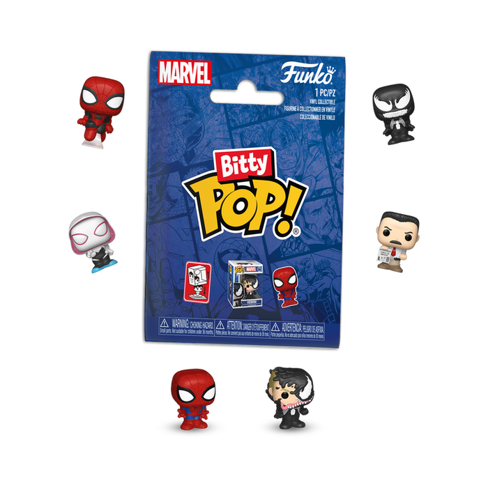 Funko Bitty Pop: Marvel Spider-Man - Minifigura Sorpresa 12 Pack