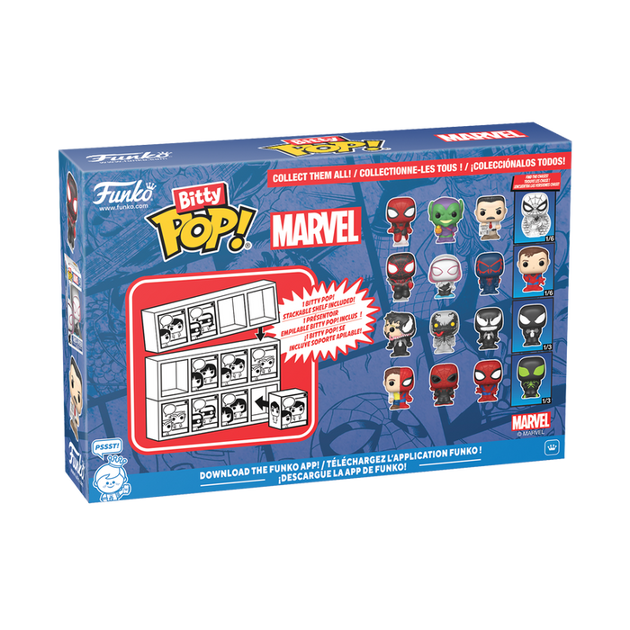 Funko Bitty Pop: Marvel Spider-Man - Spider-Man 4 Pack