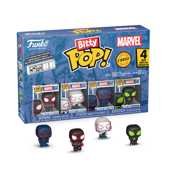 Funko Bitty Pop: Marvel Spider-Man - Miles Morales 4 Pack