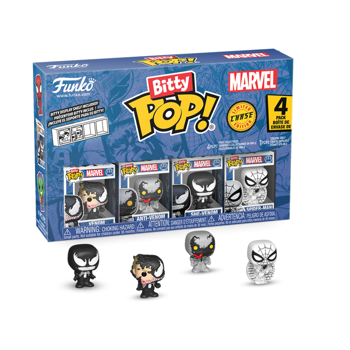 Funko Bitty Pop: Marvel Spider-Man - Venom 4 Pack