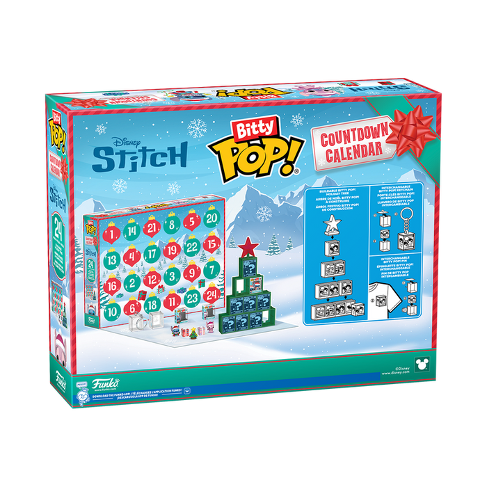Funko Bitty Pop Countdown Calendar: Lilo y Stitch 24 Dias Navidad 2025