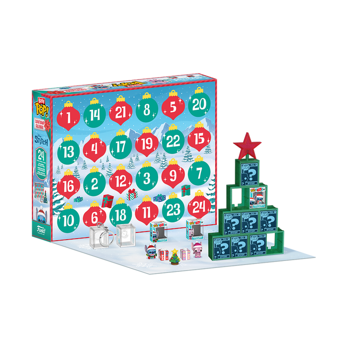 Funko Bitty Pop Countdown Calendar: Lilo y Stitch 24 Dias Navidad 2025