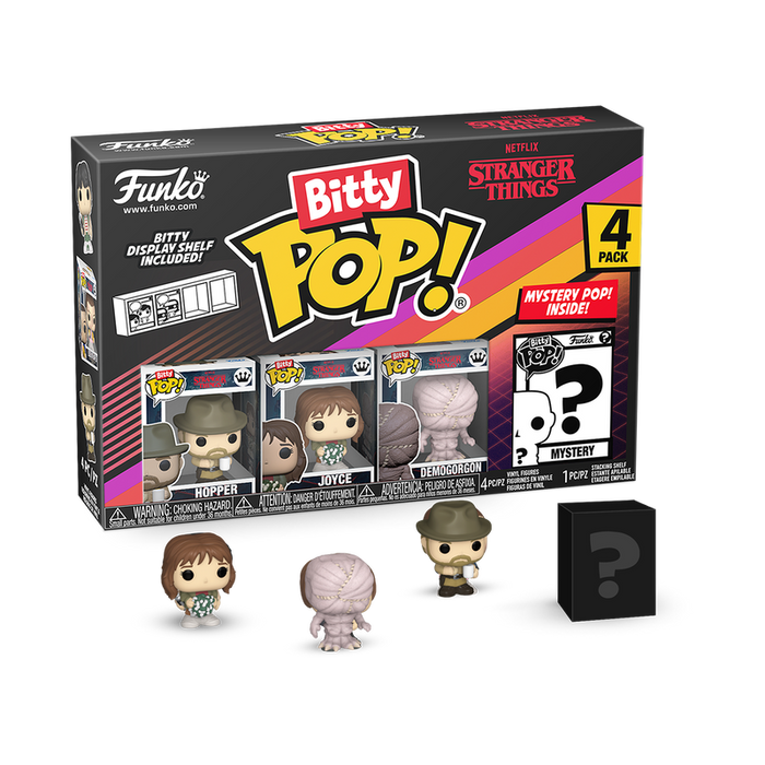 Funko Bitty Pop: Stranger Things - Hopper 4 Pack