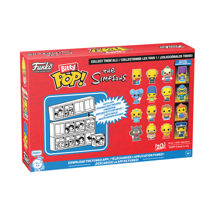 Funko Bitty Pop: Los Simpson - Bart 4 Pack