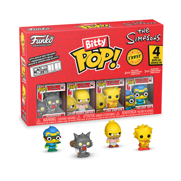 Funko Bitty Pop: Los Simpson - Daly 4 Pack