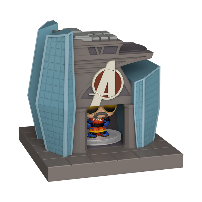 Funko Bitty Pop Town: Avengers Doomsday - Guardian Rojo y Torre de los Vengadores