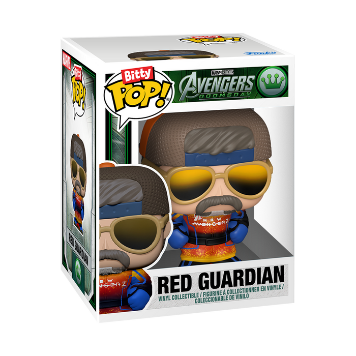 Funko Bitty Pop Town: Avengers Doomsday - Guardian Rojo y Torre de los Vengadores