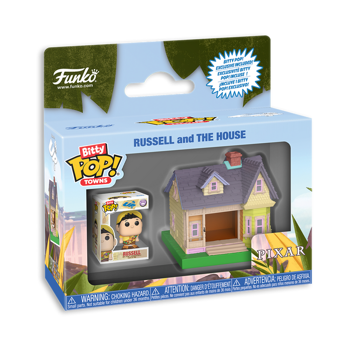 Funko Bitty Pop Town: Disney Pixar Up - Casa con Russel
