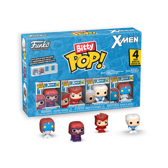 Funko Bitty Pop: Marvel X Men - Magneto 4 Pack