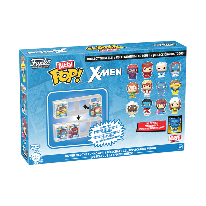 Funko Bitty Pop: Marvel X Men - Gambito 4 Pack