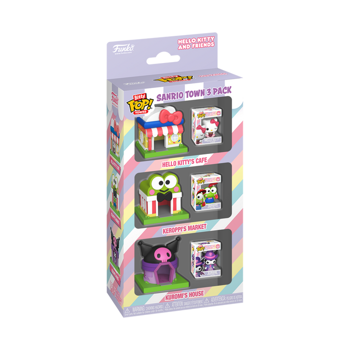 Funko Bitty Pop Town: Sanrio - Sanriotown 3 Pack