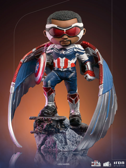 IRON Studios MiniCo:  Marvel The Falcon and The Winter Soldier - Capitan America Sam Wilson