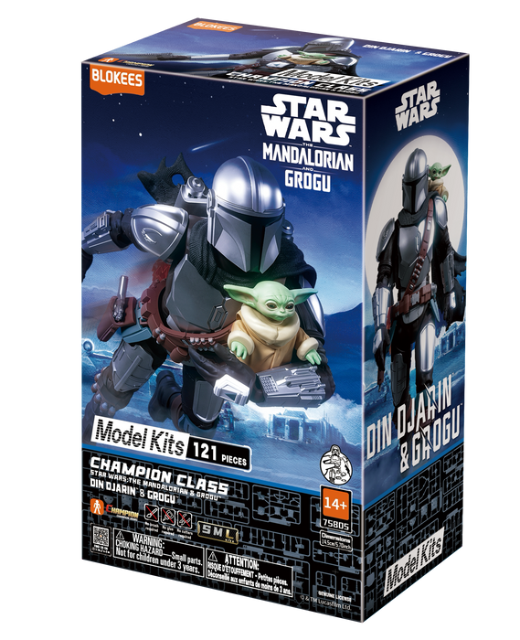 Blokees Star Wars The Mandalorian y Grogu Champion Class: Din Djarin & Grogu 75805