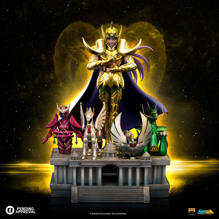 IRON Studios: Saint Seiya - Mu de Aries Deluxe Escala De Arte 1/10