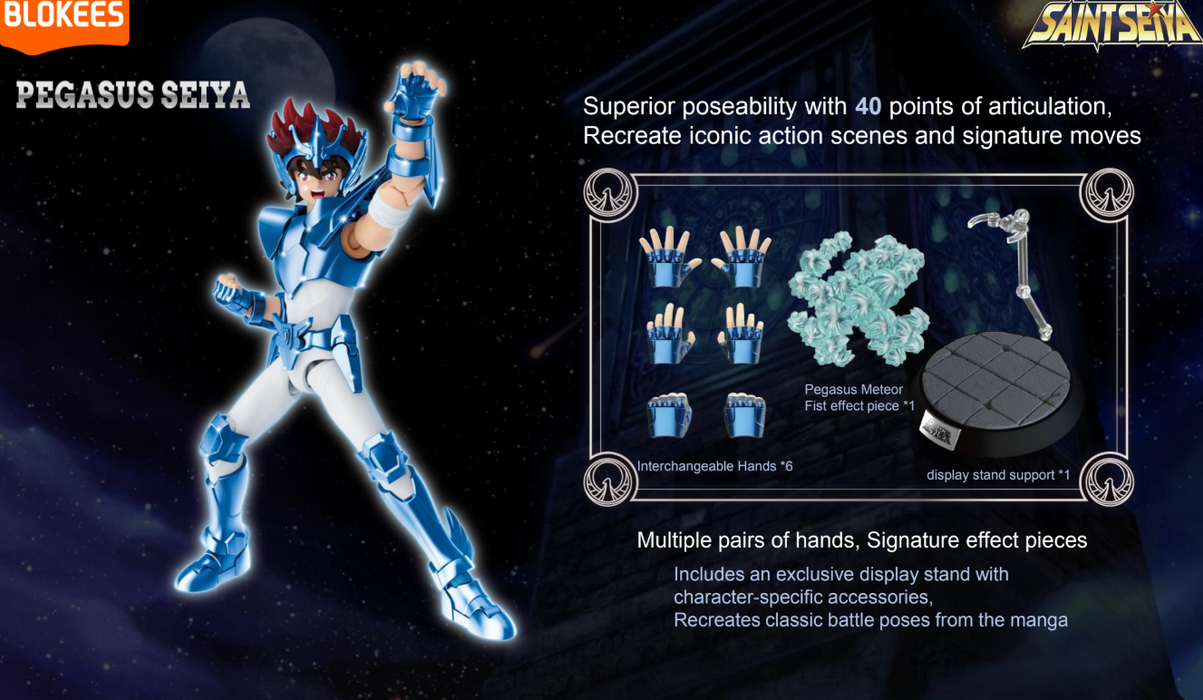 Blokees Saint Seiya Champion Class: Seiya de pegaso 75005