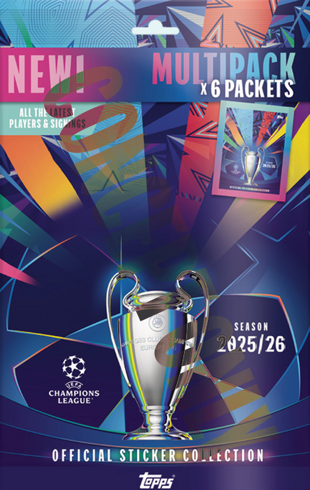 Topps UEFA: Champions League 2026 Stickers & Album - Multipack