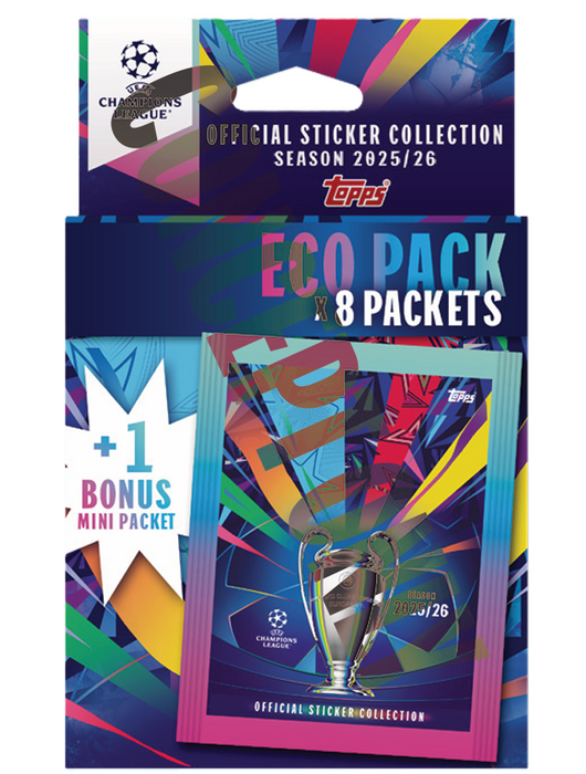 Topps UEFA: Champions League 2026 Stickers & Album - Eco Pack