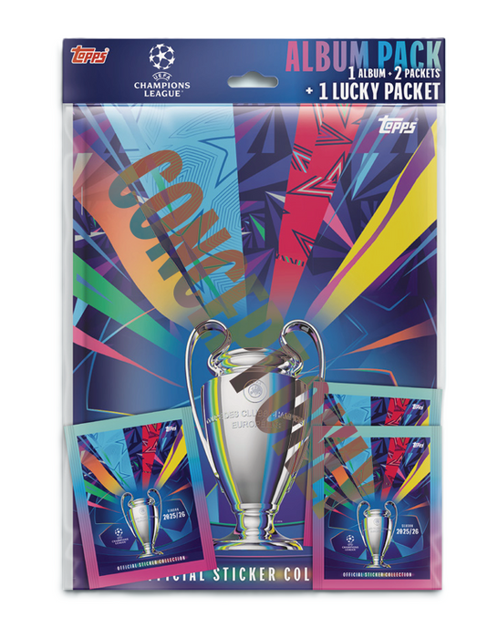 Topps UEFA: Champions League 2026 Stickers & Album - Album Pack ...